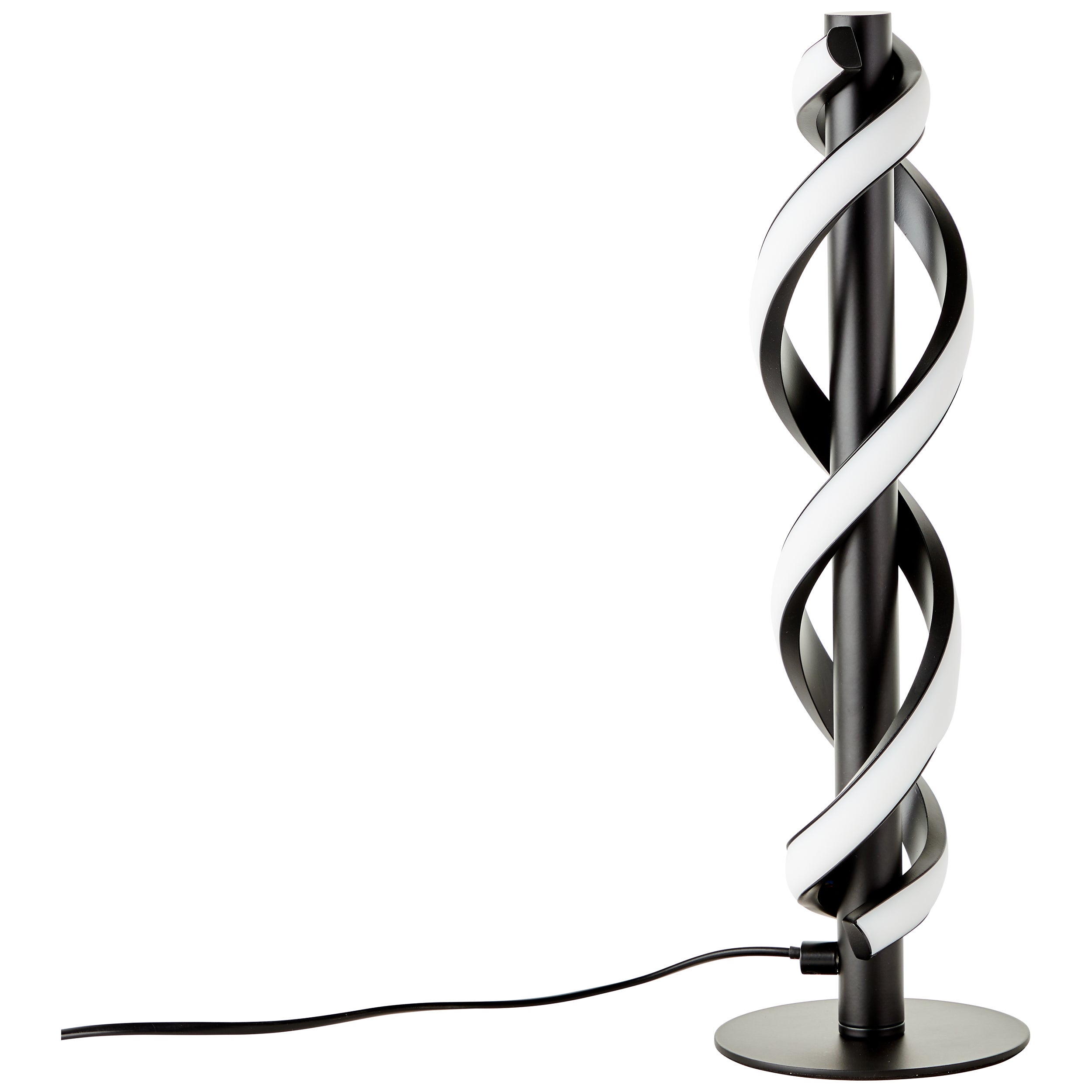 Lampa stołowa LED Brilliant Amalie 38cm czarna, metal/plastik, 1x zintegrowana dioda LED, 9W, (strumień świetlny: 1100lm, barwa światła: 3000K) - 7