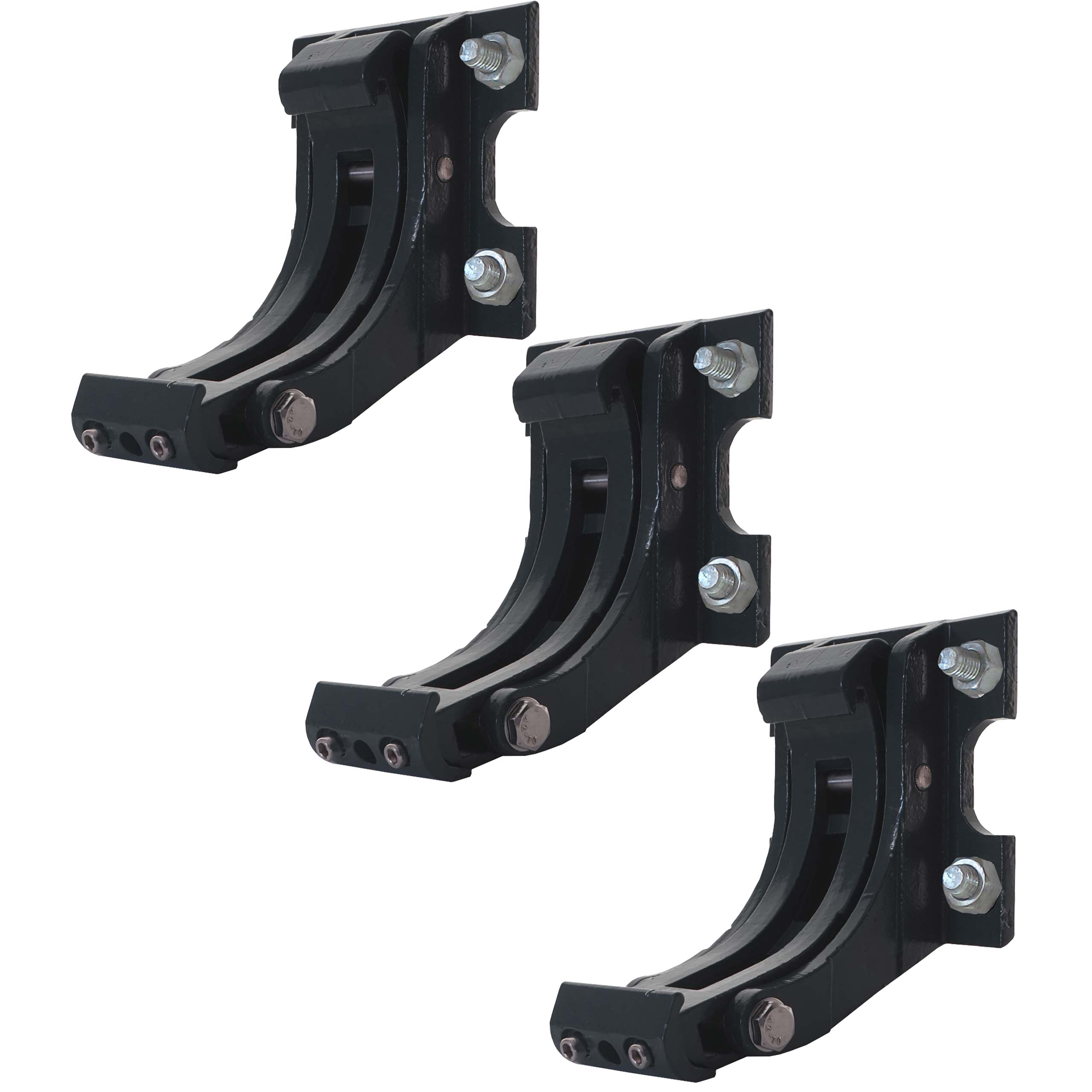 Zestaw 3 uchwytów ściennych do markizy T124, adapter do montażu ściennego uchwytu ściennego ~ antracyt