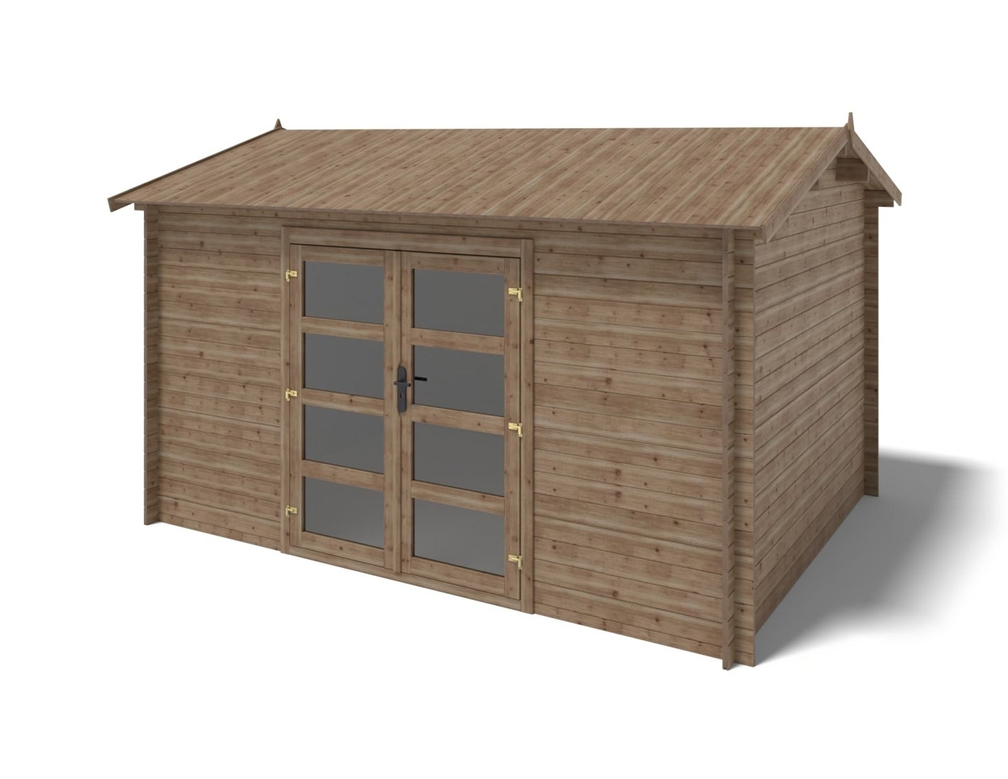 Domek ogrodowy ALTANKA 12 m2 - 4x3 m - 28 mm, drewniany, impregnowany, DOM677, 1szt.