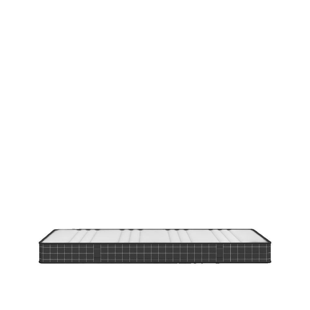 Materac sprężynowy bonnell vidaXL 90x190 cm Biały Komfort Średnia Twardość