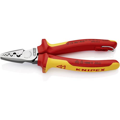 Knipex Zaciskarka do tulejek kablowych z uchem mocującym - 9778180T