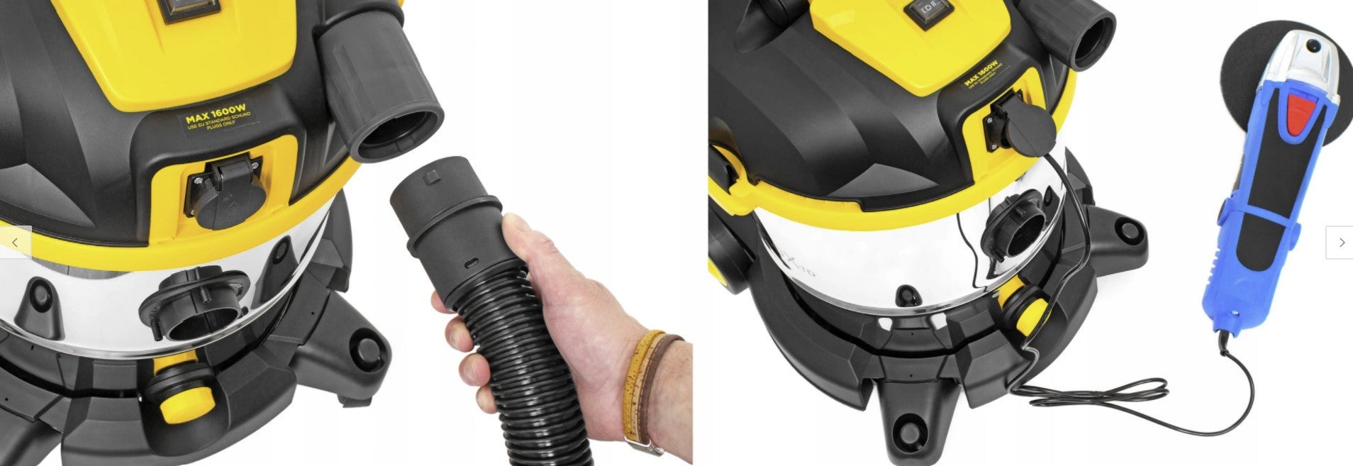 Aspirateur Eau et Poussière Stanley SXVC50XTDE (1.600 W, 50 l) - 6