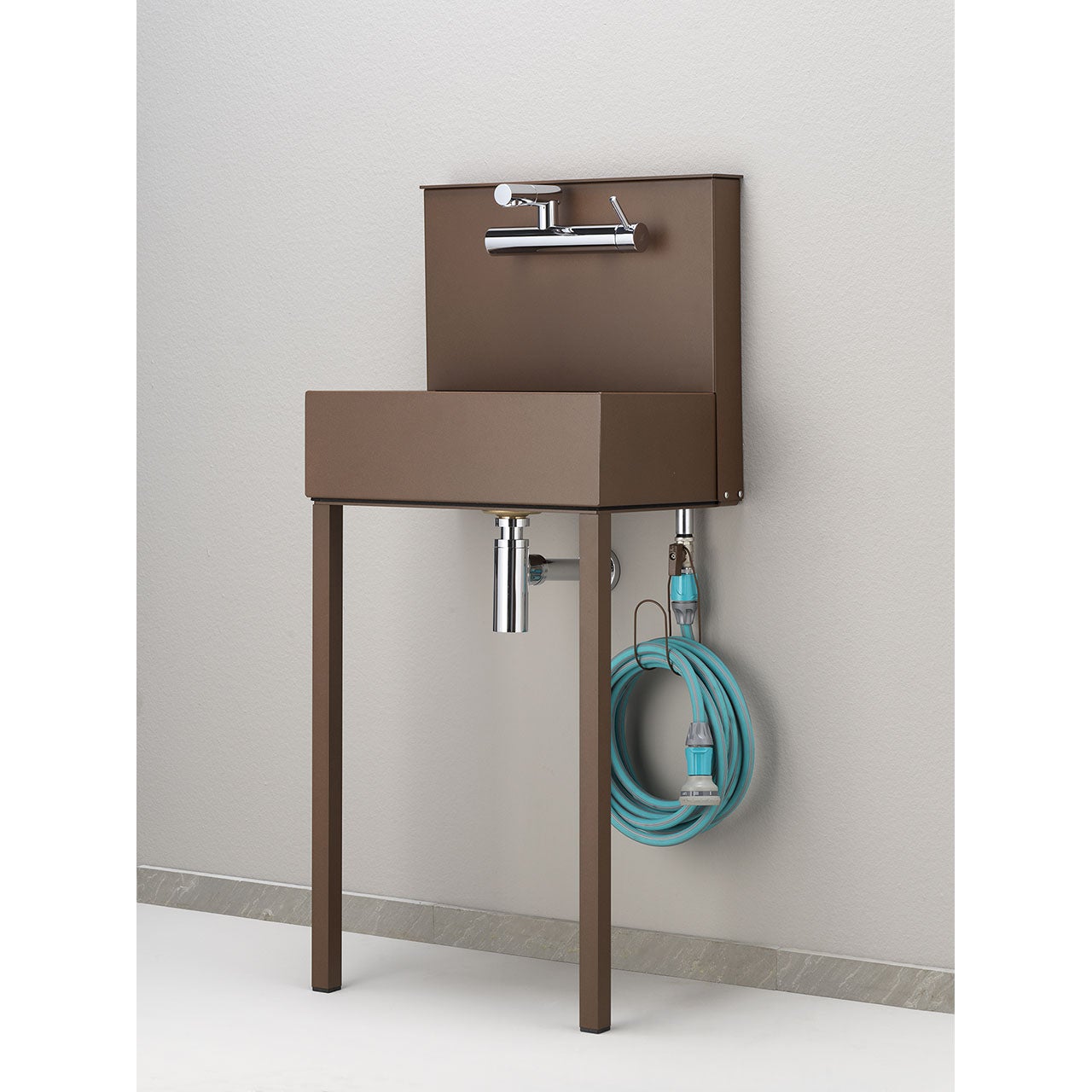 BelFer Lavabo d’extérieur mural avec mitigeur modèle 42 PRLM couleur ...