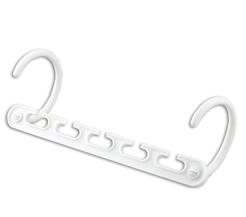 Zestaw 8 wielofunkcyjnych wieszaków oszczędzających miejsce w szafach Save Space Hanger (8 wieszaków), 23*8cm