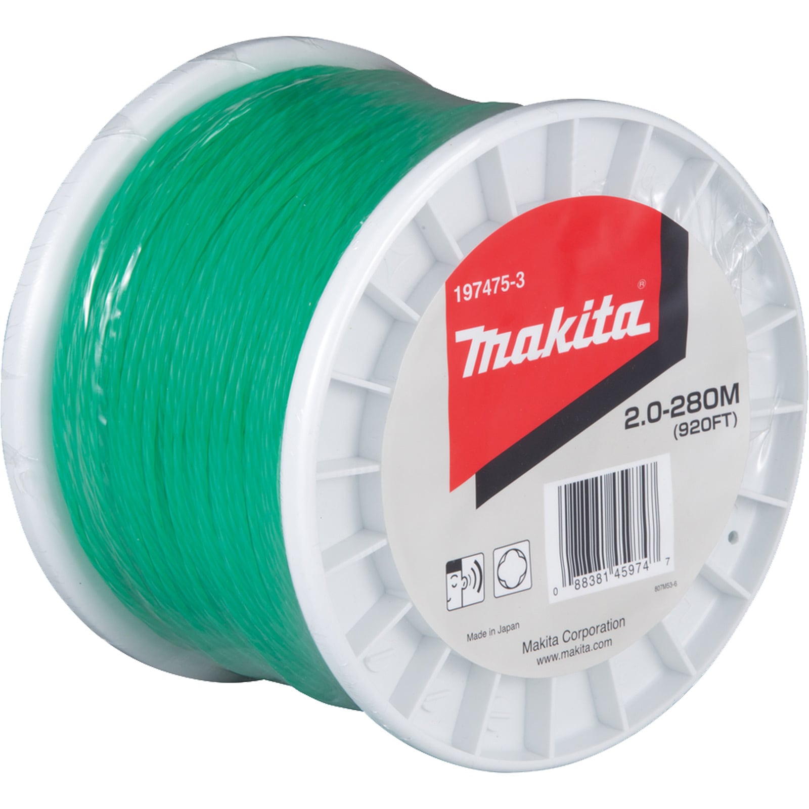 Żyłka kosiarki nylonowa Makita 2 mm x 280 m - 197475-3