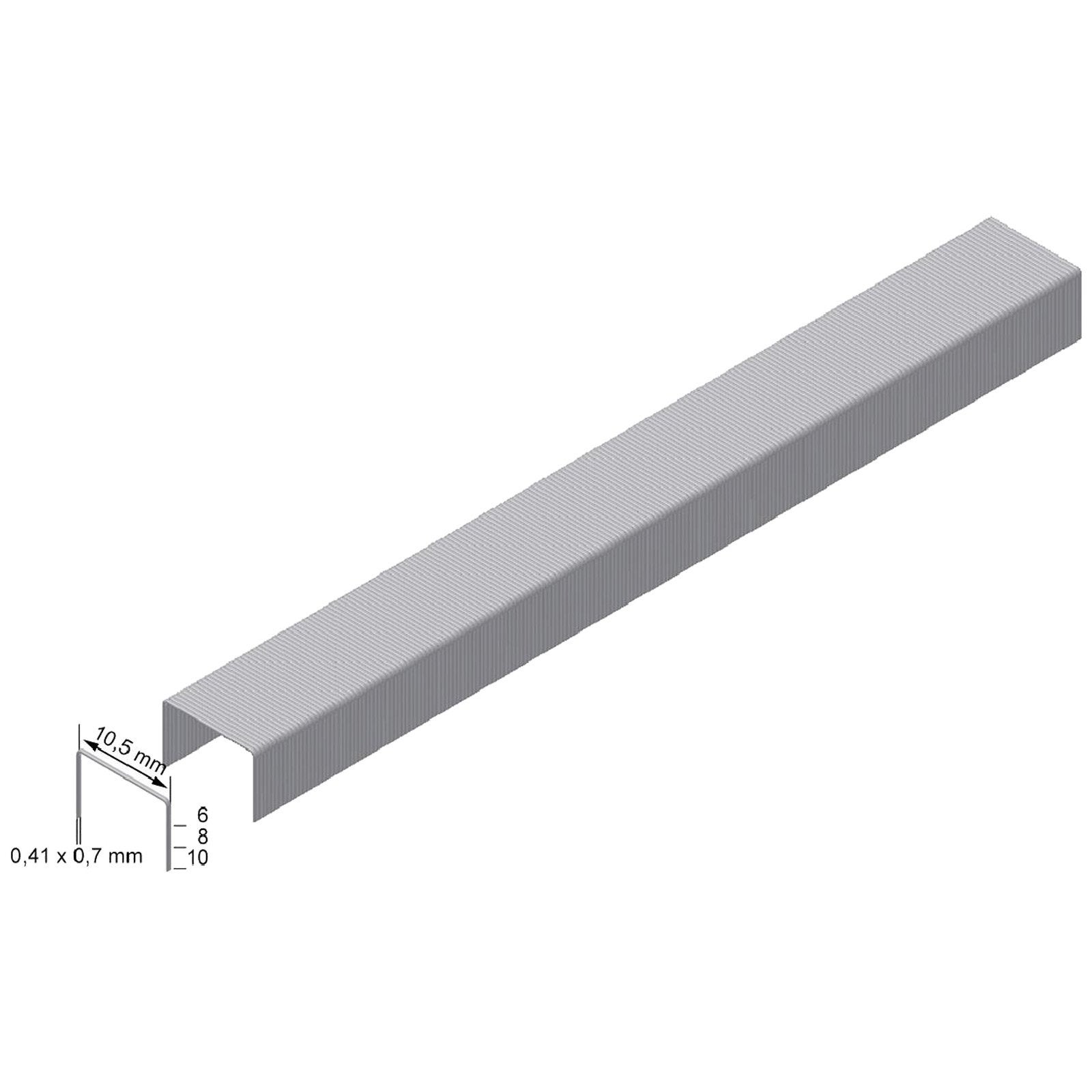 Prebena zszywki 8 mm ocynkowane w blistrze - VZ08CNK-B