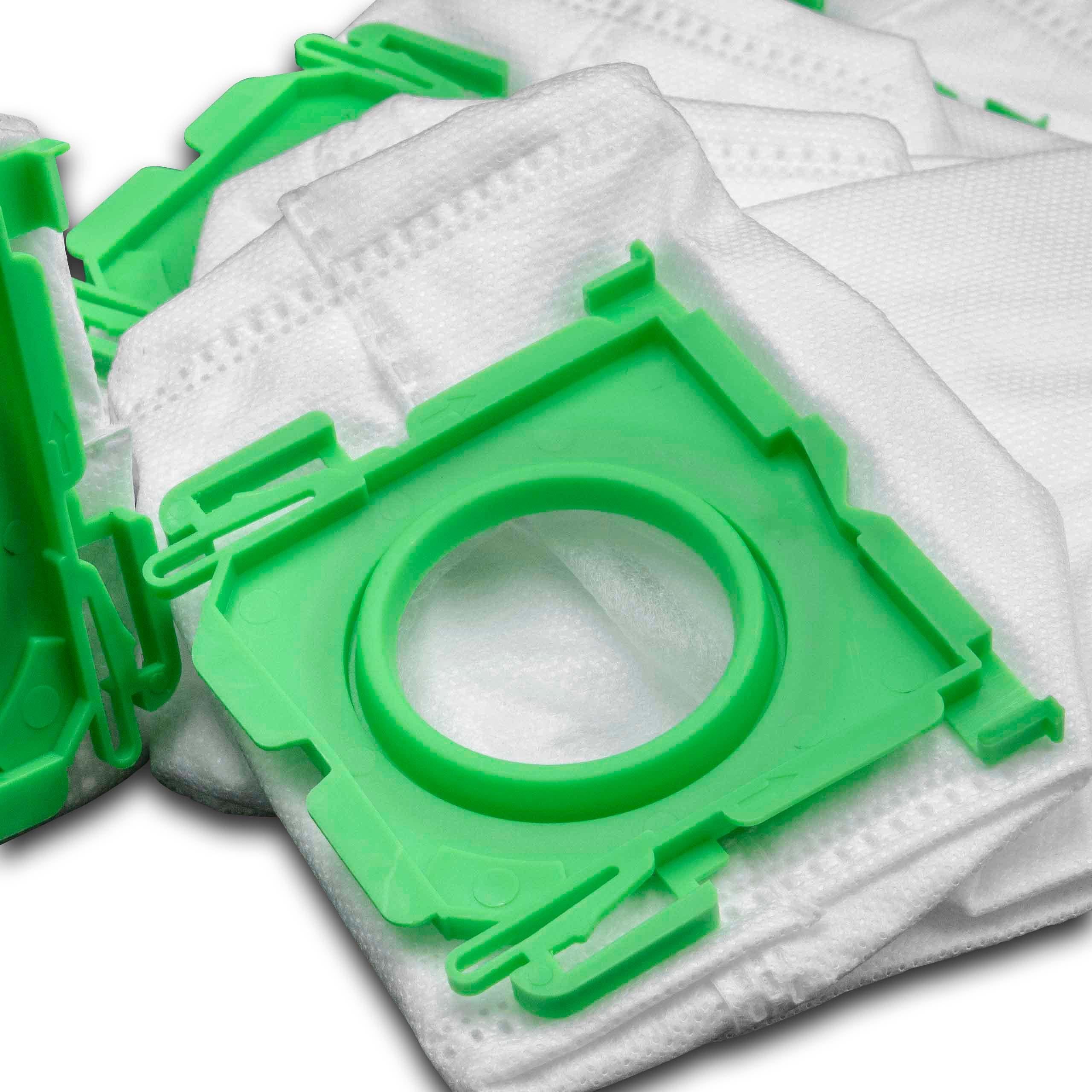 vhbw 5x Sacs remplacement pour Sebo 6629ER, 6629, 6629 AM pour aspirateur - microfibres non tissées, 29cm x 14cm, blanc - 3