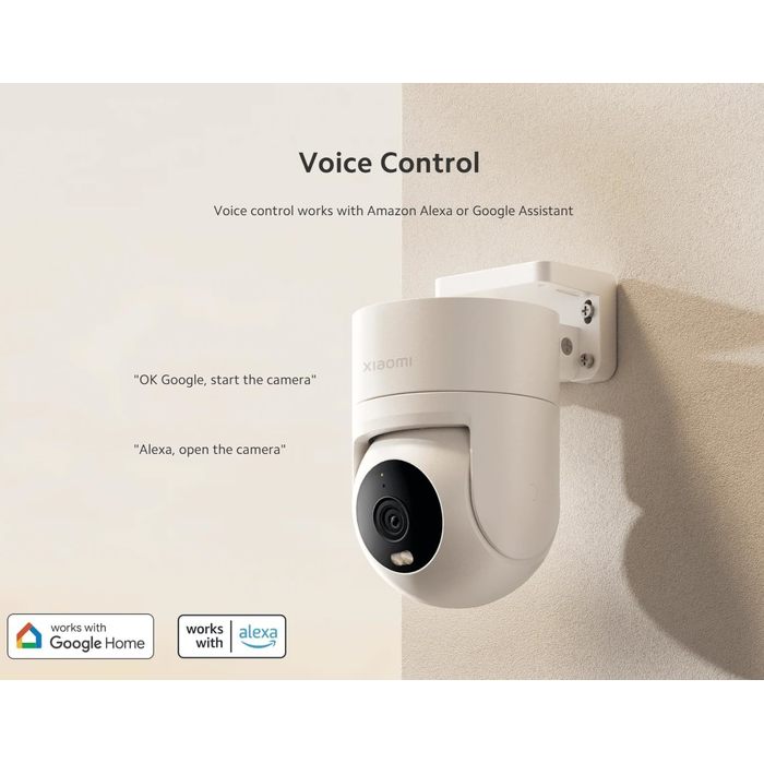 Caméra de surveillance extérieur XIAOMI CW300 EU - Wifi - 2,5K - Vision nocturne - Résiste aux intempéries - 4