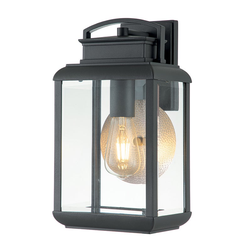 Kinkiet zewnętrzny Byron grafit 1xE27x60W aluminium wym:36,8x20,3x17,8cm IP44 Quoizel