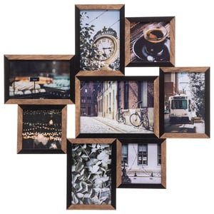 ATMOSPHERA Corda Portafoto Gabor - 6 Pinze Per Foto, 80 Cm Di Lunghezza - Decorazione Murale Per Esporre Stampe 10x15