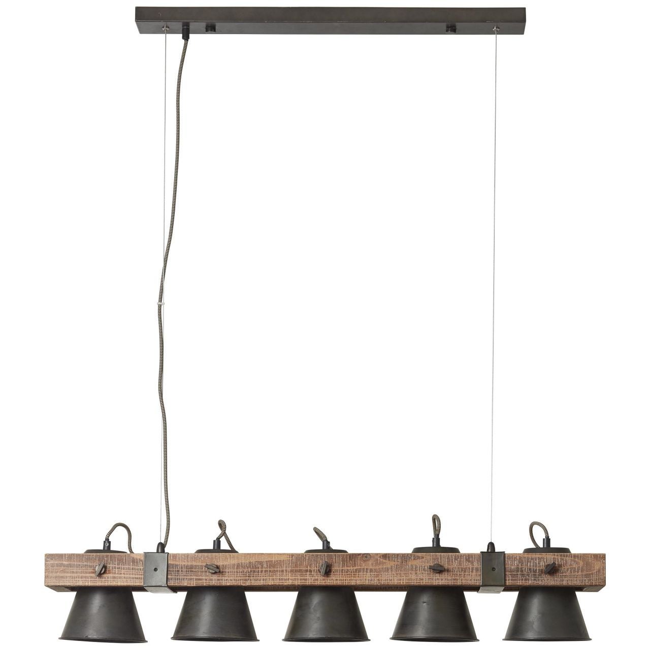 Brilliant Dalida LED lampa sufitowa 71cm czarna, metal/plastik, 1x 55W LED zintegrowana, (strumień świetlny: 7000lm, barwa światła: 3000-6500K) - 2