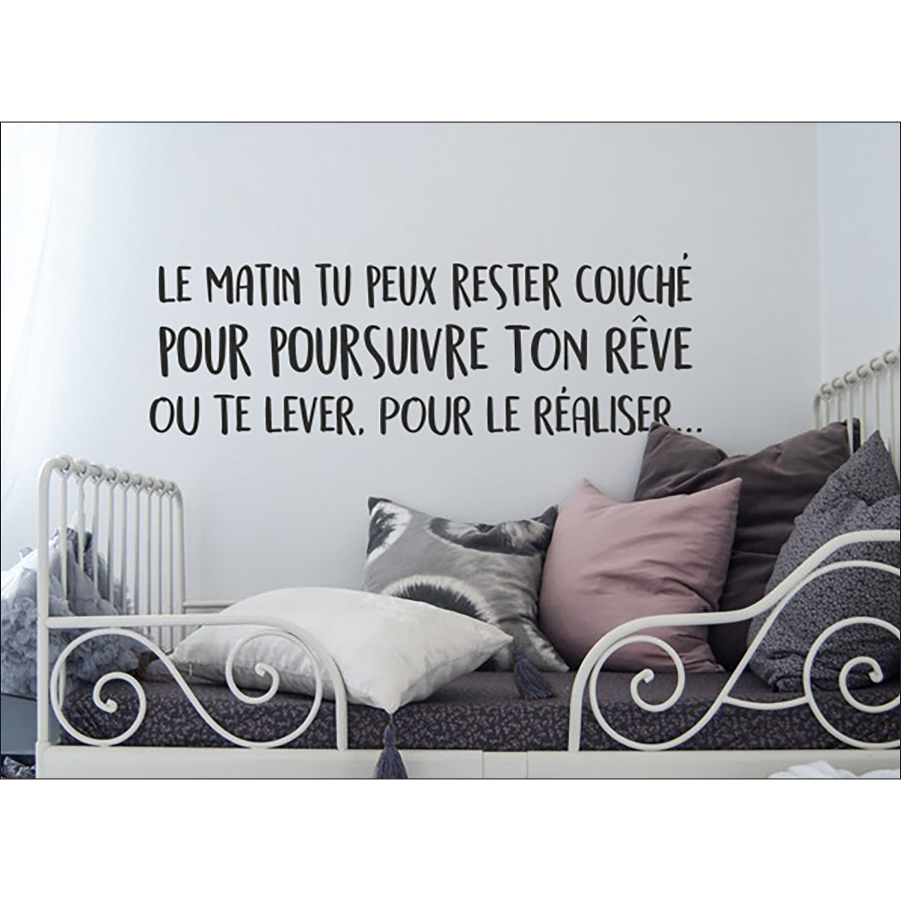 Sticker Mural - Citation WC Donnez le meilleur de vous même