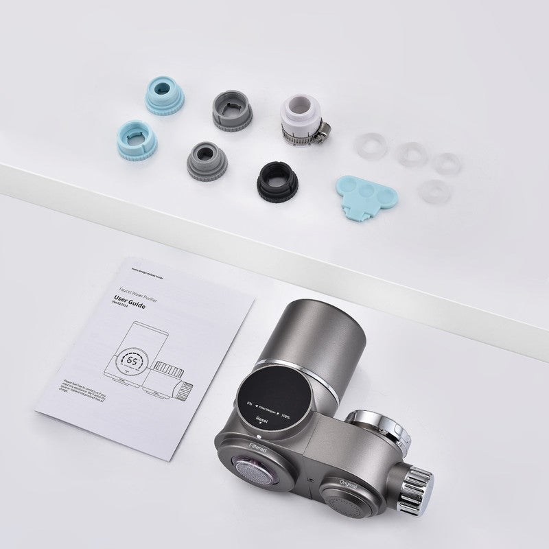 Système filtreur d'eau robinet - Filtre le chlore, les sédiments, l'oxyde, les nitrates, les pesticides. Filtre sur robinet,Convient aux robinets - 9