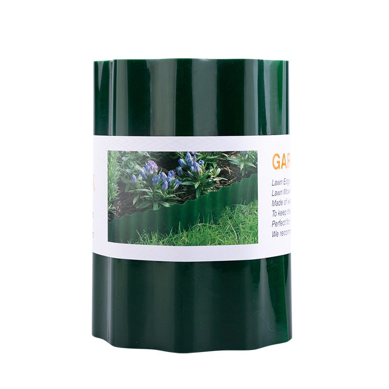 SPORTARC Bordure De Pelouse 9m Verte - Clôture Jardin Flexible Décoration Extérieure 30 Cm