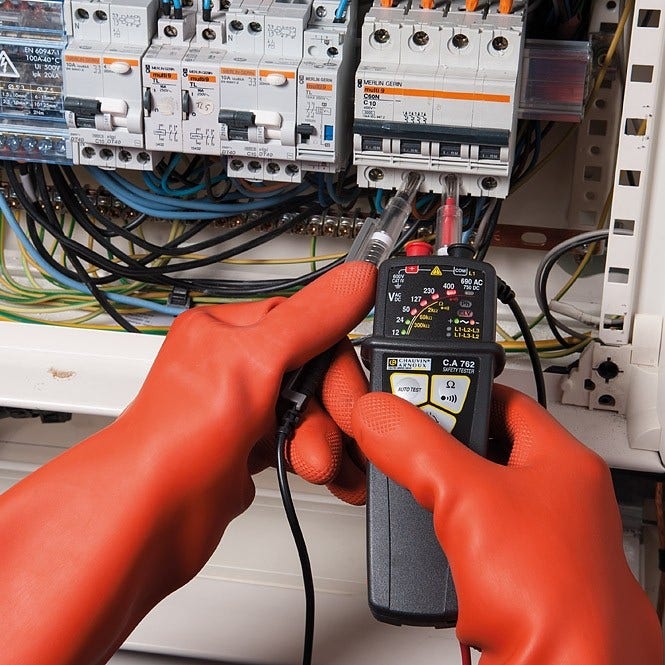 Chauvin-Arnoux - Détecteur Vérificateur d'absence de tension (VAT/DDT) C.A 762 IP2X - P01191762D - 3