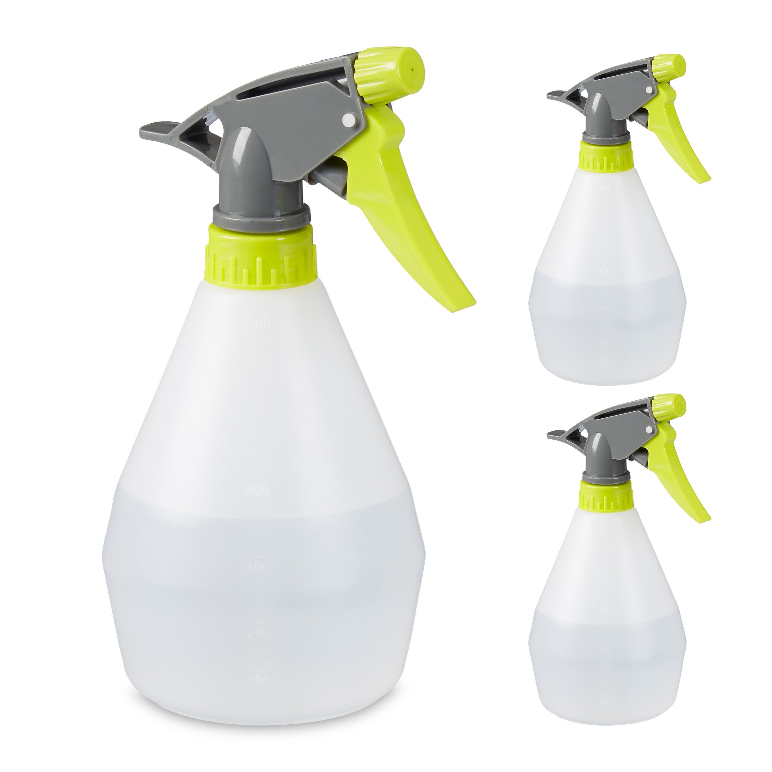 Relaxdays Set 4 Spruzzini Nebulizzatori In Vetro Da 500 Ml - Vuoti, Regolabili, Per Piante, Capelli E Pulizia - 2