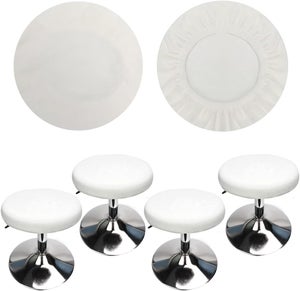 Housse Tabouret Rond Bar 35cm Avec Bande Élastique - Coussin Siège Confortable Pour Cuisine Jardin Bureau