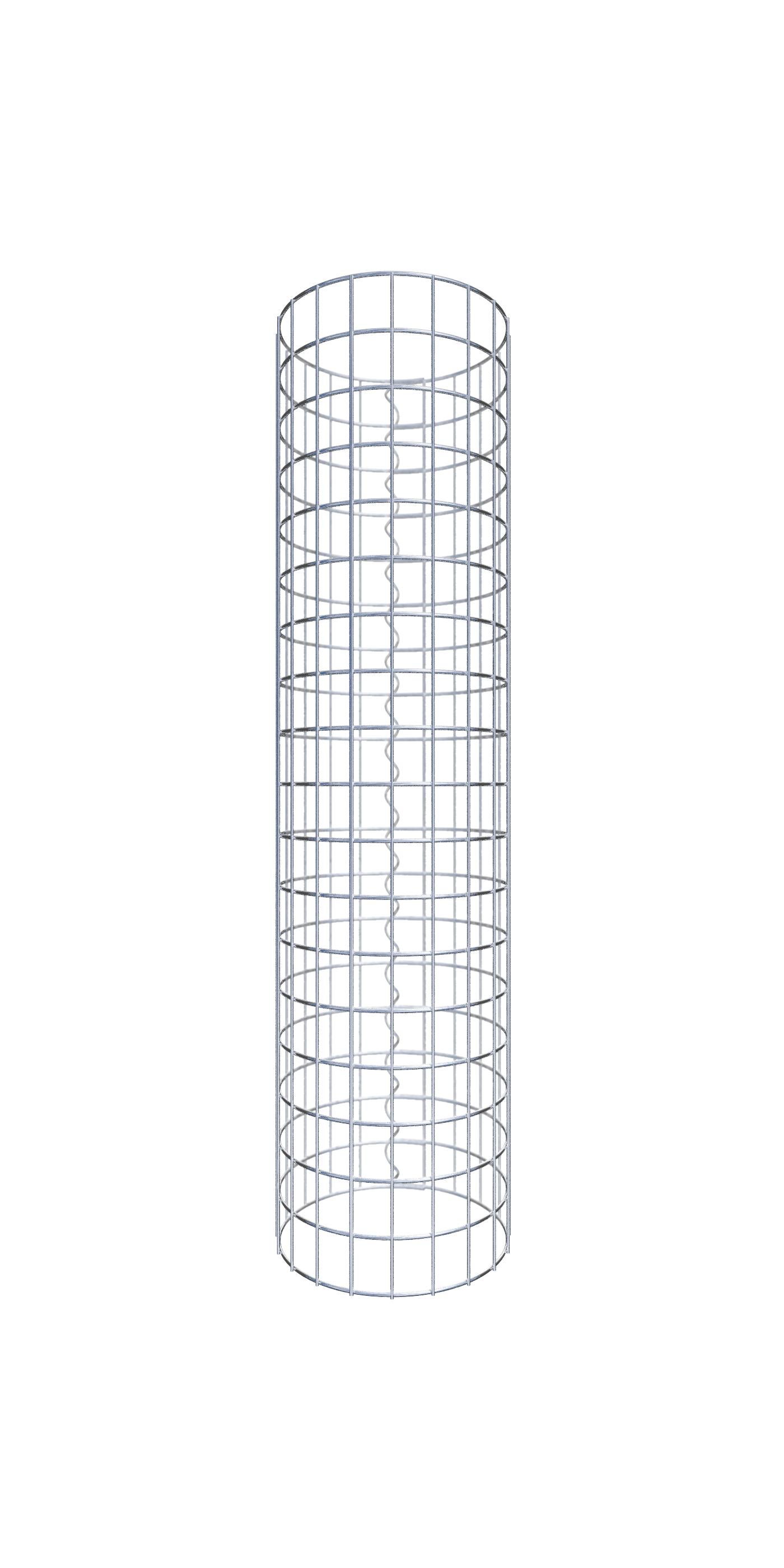 Kolumna gabionowa średnica 32 cm MW 5 x 5 cm okrągła - wysokość: 90 cm