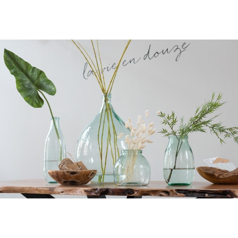 Dame jeanne transparent en verre transparent 38x39x56 cm - 3