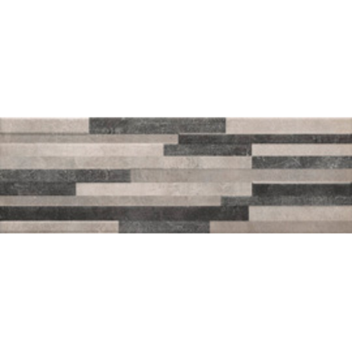 Faïence Carlota Decor-gris 60 x 20cm