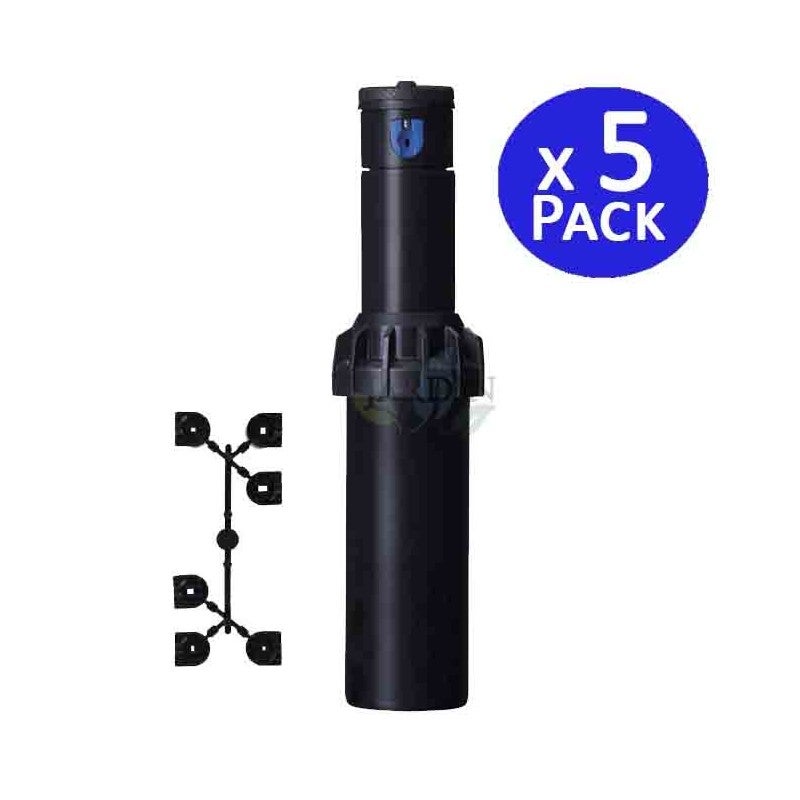 Hunter I-20-04 - Irrigatore a Scomparsa da 10 cm, con scalatore in plastica, Nero, 18,0 x 7,0 x 7,0 cm