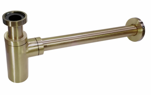 Siphon de bouteille décoratif rond IDROSPANIA 32mm bronze