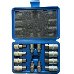 Coffret 11 Douilles à Choc 1/2 Pouce – 10 à 24 Mm, Longues Et Costaudes, Rangées Dans Un Boîtier Pratique !