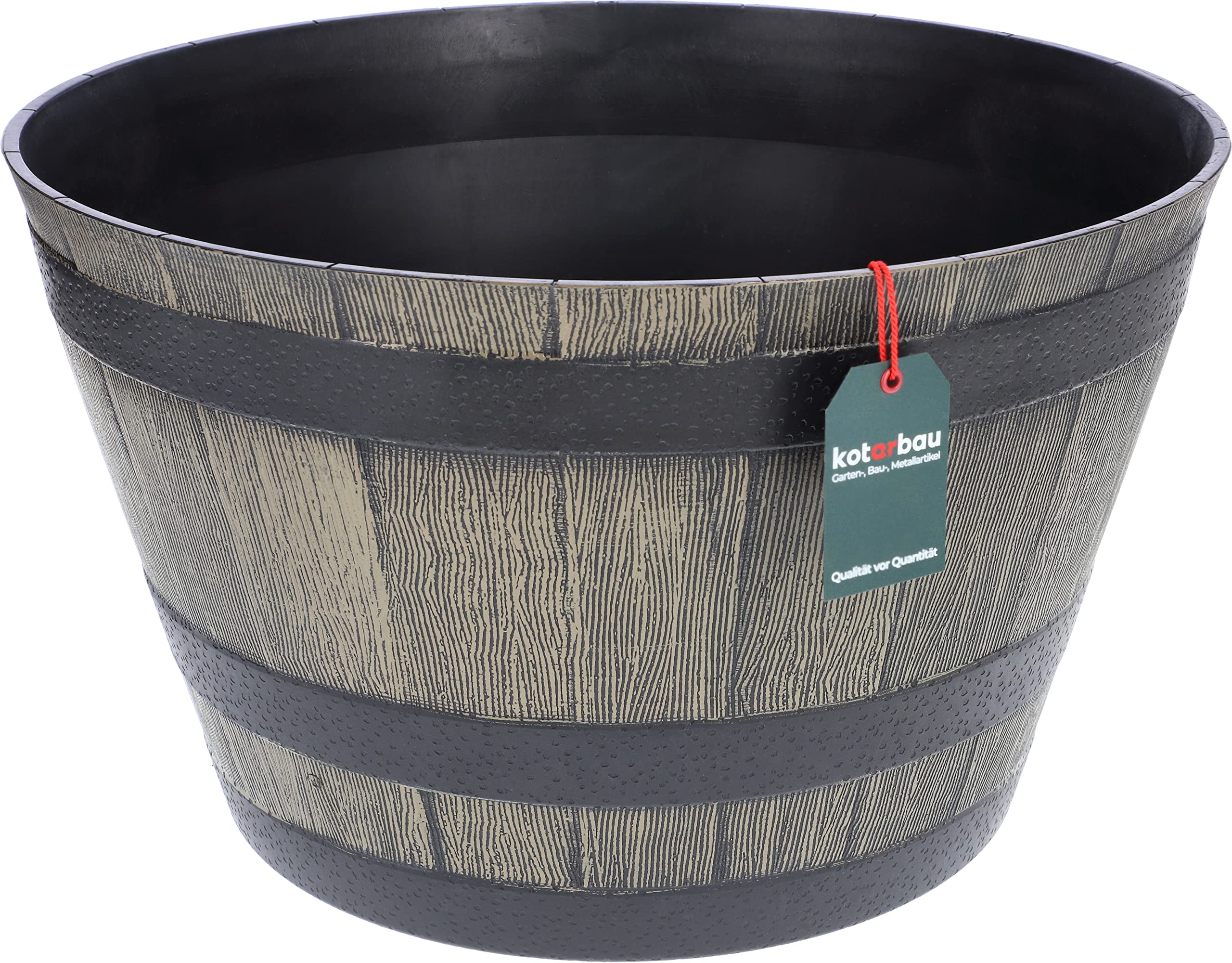 Donica doniczka balia beczka cebrzyk osłona fi 51cm ozdoba na kwiat rośliny - KOTARBAU