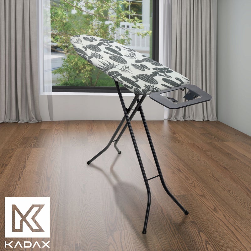 POKROWIEC NA DESKĘ 132x48cm DO PRASOWANIA PODKŁAD NACIĄGANY KAKTUSY