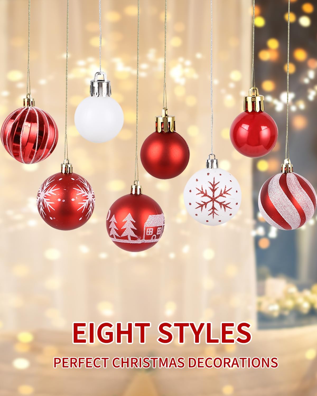 Boules de Noël - 24 pièces - Boule de Noël - Noël - Noël - Sapin