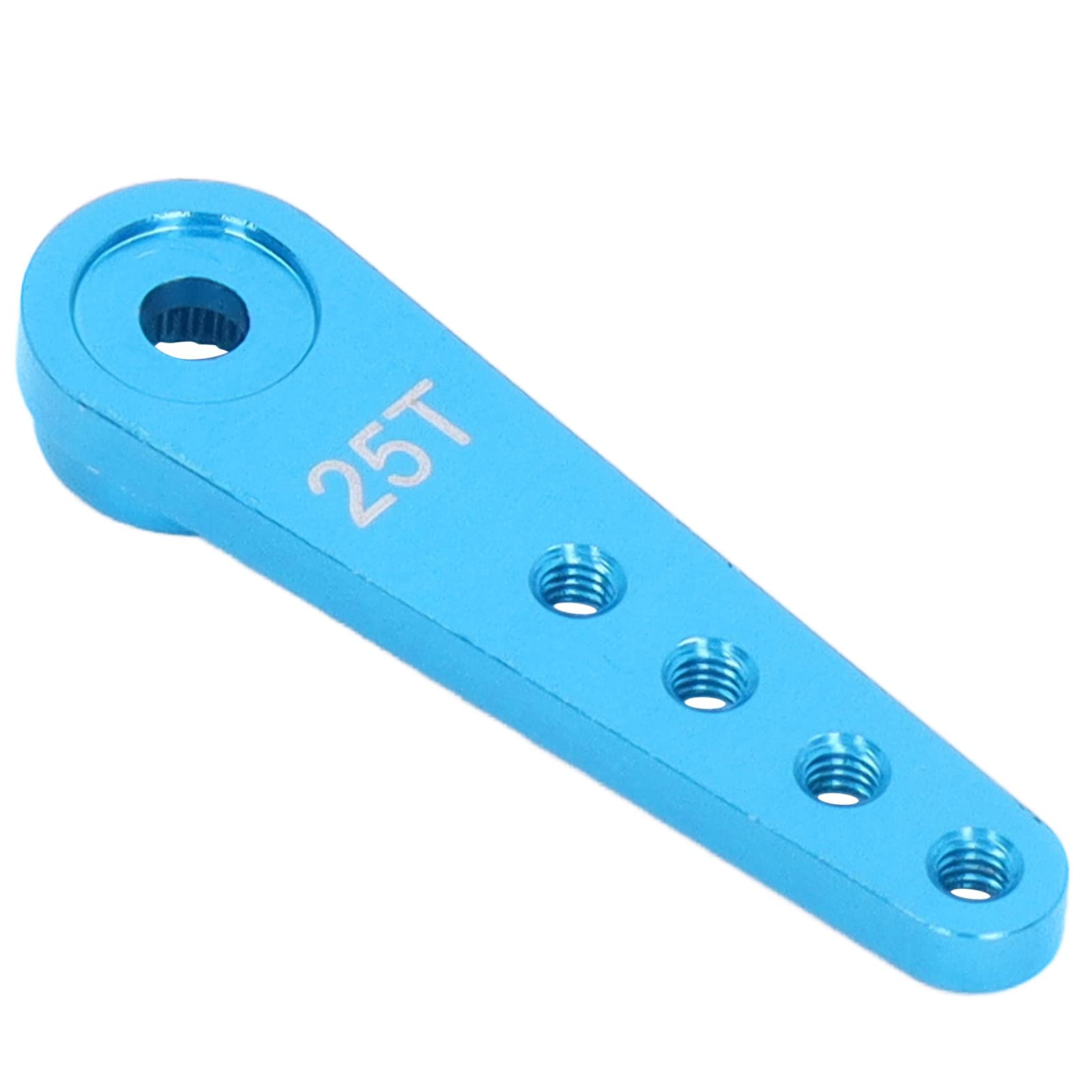 Bras de Klaxon de Servo de Direction en Alliage D'aluminium Durable, 25T 1/10 1/8 1/5 RC pour Voiture, Plusieurs Points de Fixation pour Ajuster le Jet du Servo (N10242T couleur