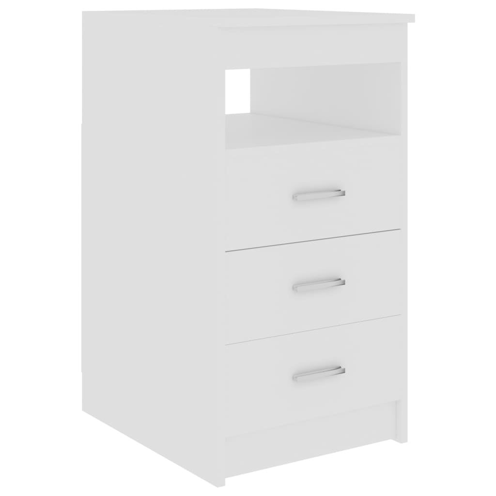 Bureau Blanc 140x50x76 cm Aggloméré vidaXL - 7