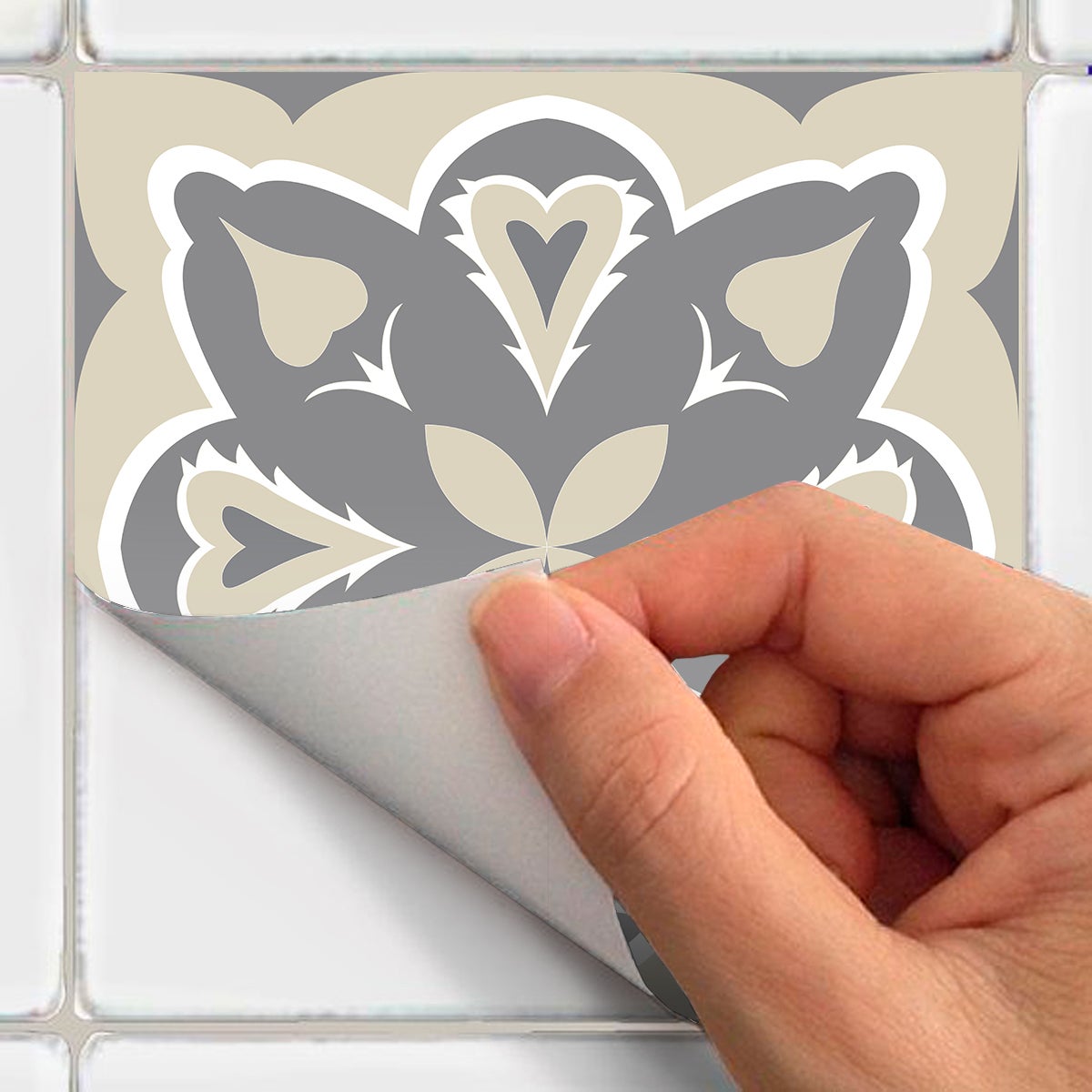 9 adesivi piastrelle azulejos zingaro - Sticker adesivo - adesivi murali - 9stickers20x20cm - 4