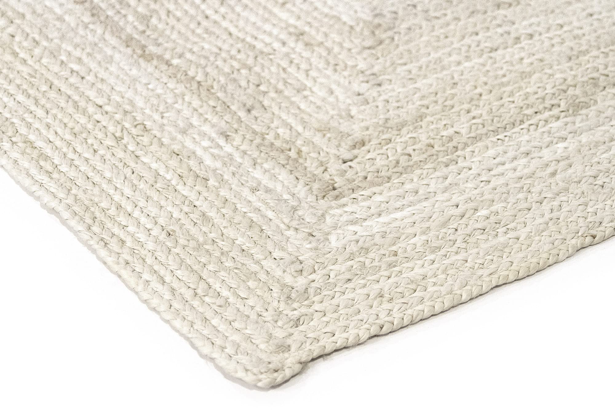 Hamid - Tappeto ALHAMBRA in juta bianca 300x200 cm - Tappeto per soggiorno, camera da letto e soggiorno - 4