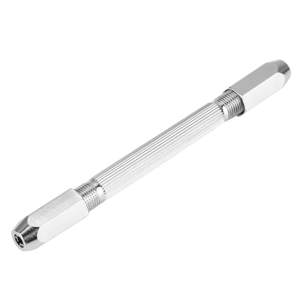 MINI MICRO PERCEUSE MANUELLE À DOUBLE EXTRÉMITÉ POUR ÉTAU DE PERÇAGE À MAIN POUR LES AMATEURS DE TRAVAIL DU BOIS - 5