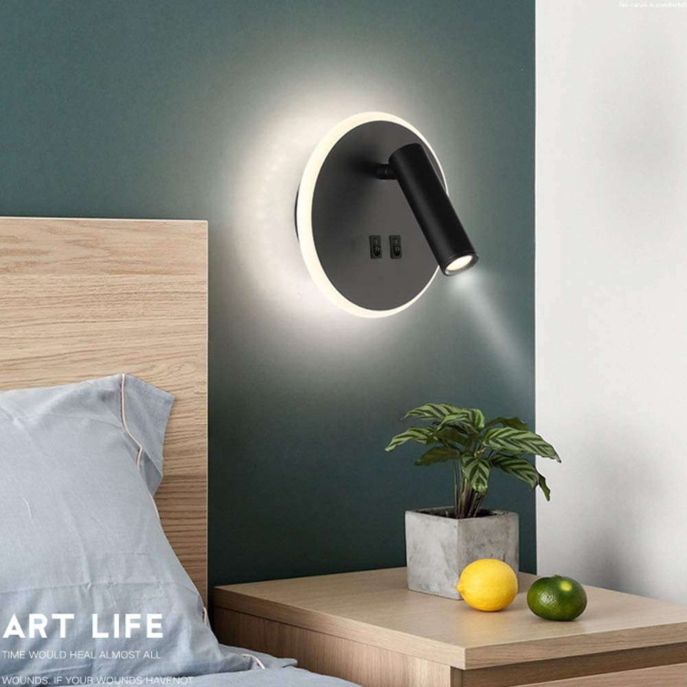 Applique Murale De Chevet Réglable - Lampe De Lecture Avec Interrupteur, Support E27, Design Minimaliste - Parfait Pour Chambre, Salon, Couloir (lot De 2) - 9
