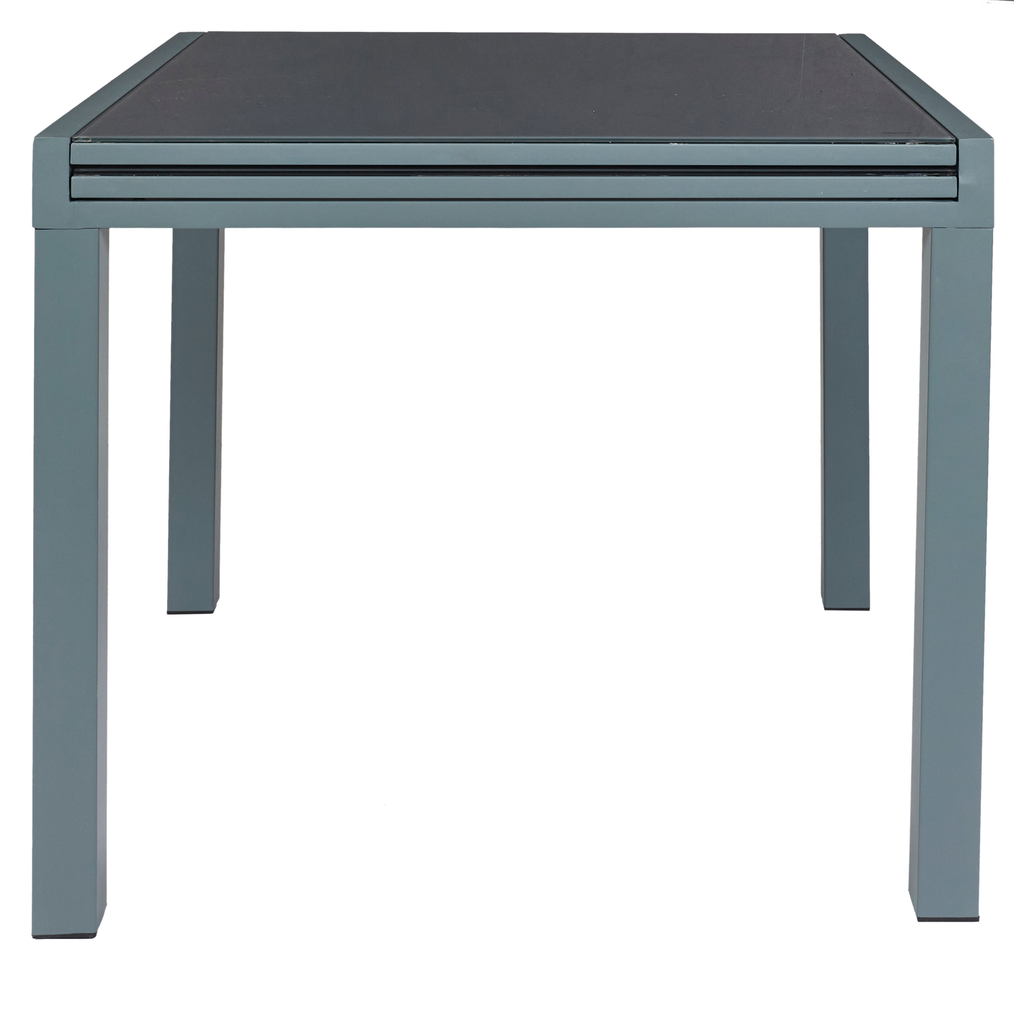 Table D'extérieur - Home Deco Factory - Haria - Extensible - Gris - 80 X 80 X 160 Cm - 3