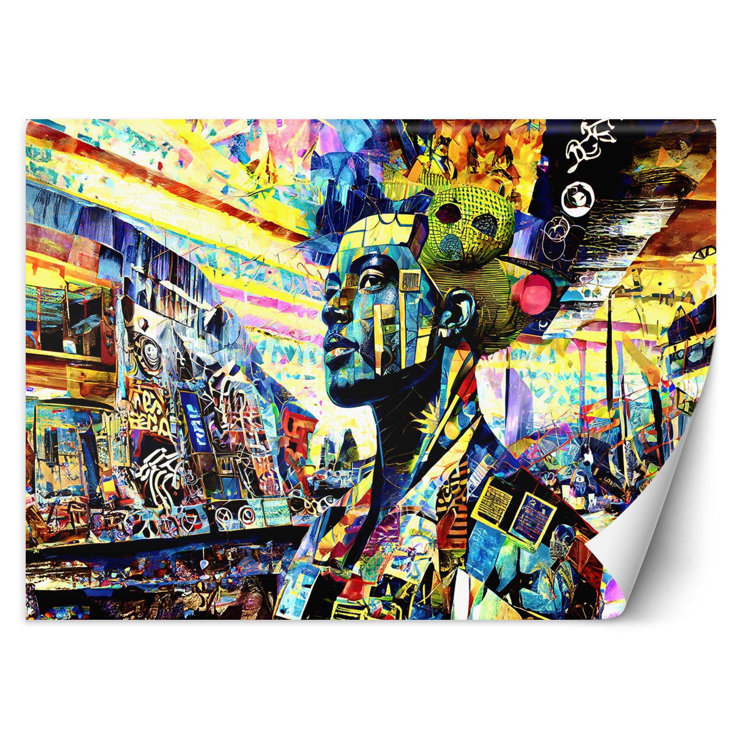 Fototapeta, Kolorowa Kobieta Abstrakcja 300x210