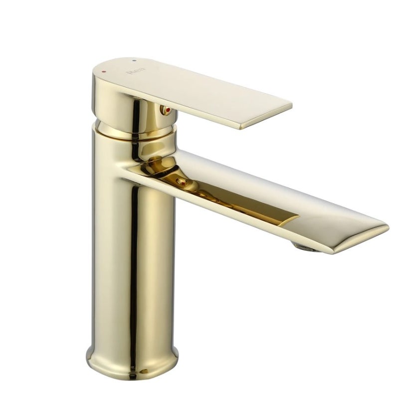 Bateria Umywalkowa REA Veneta Złota Niska