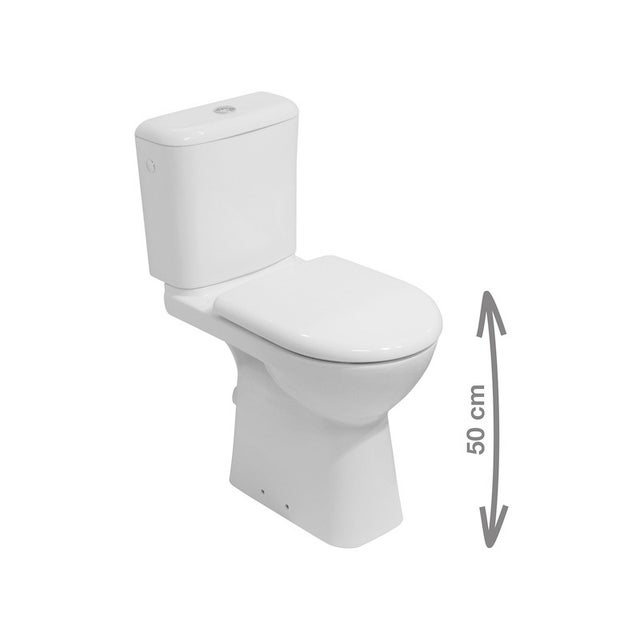 Cuvette à poser PMR 360mm x 480mm x 670mm avec évacuation verticale (H8236170000001)