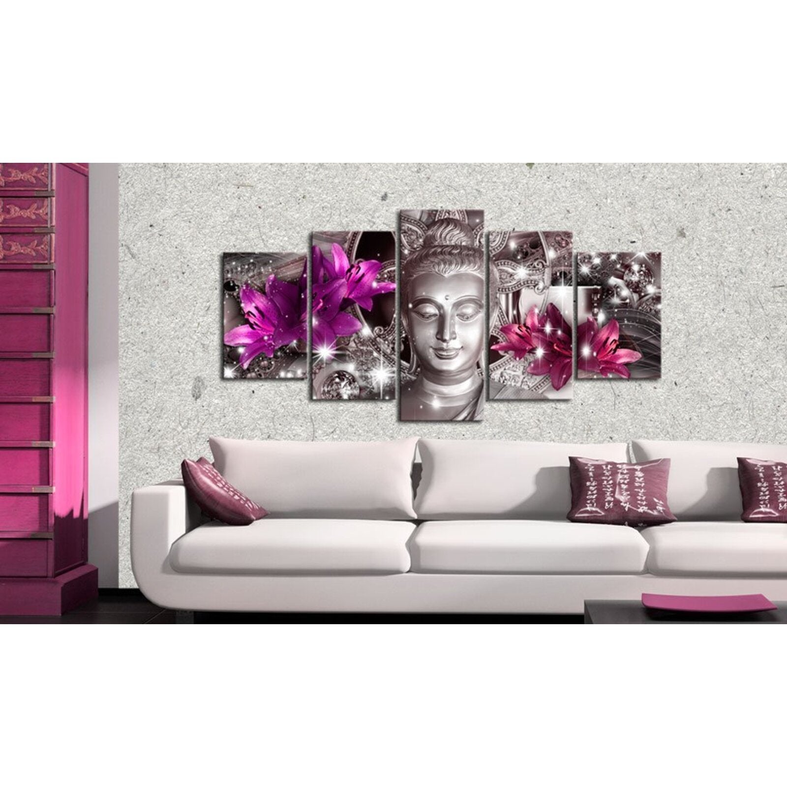 Tableau zen de l'aube - 200 x 100 cm - 2