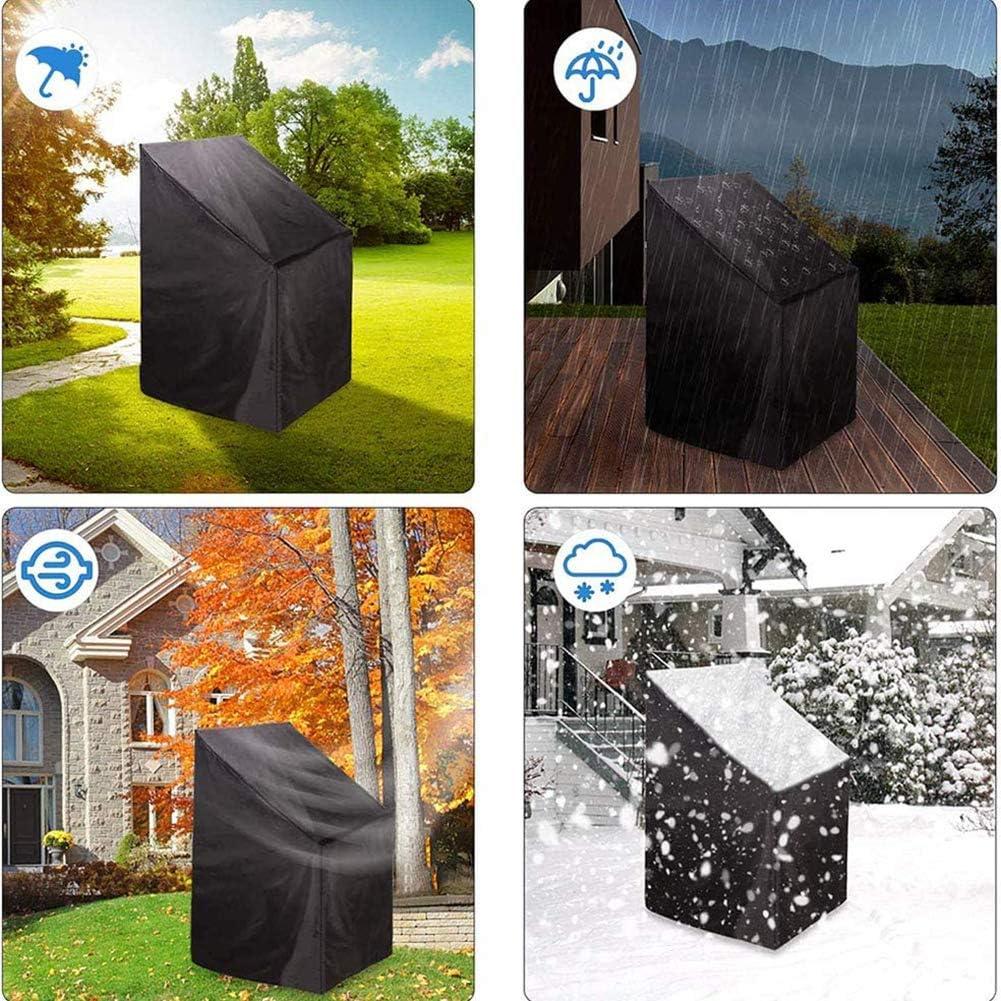 Housse de Protection pour Fauteuils de Jardin en Polyester Oxford 210D Étanche Antipoussière 89 x 89 x 120cm/89cm - 4