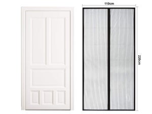 Zanzariera Magnetica Per Porte 110x220cm - Protezione Insetti Senza Forare - Facile Installazione Adesiva - Per Balconi, Cantine E Patio