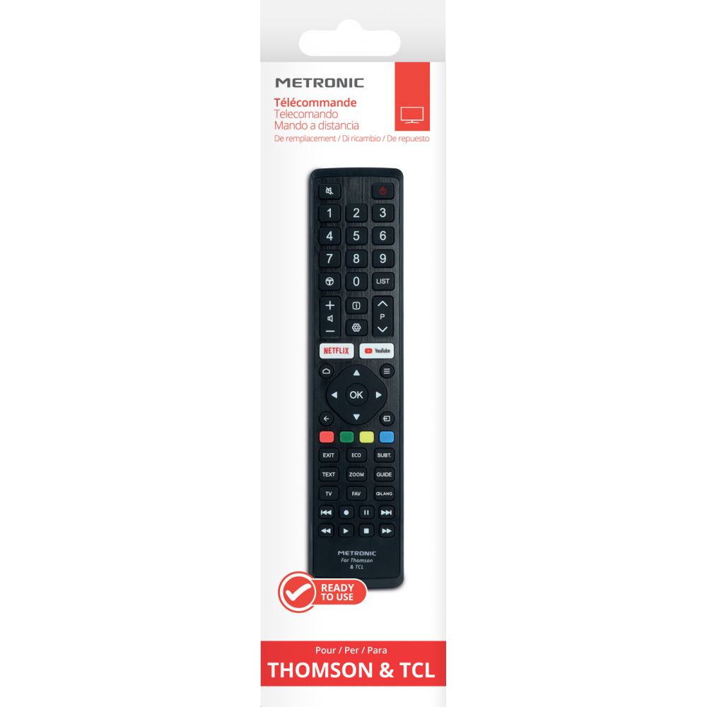 Télécommande pour TV Thomson et TCL - 4