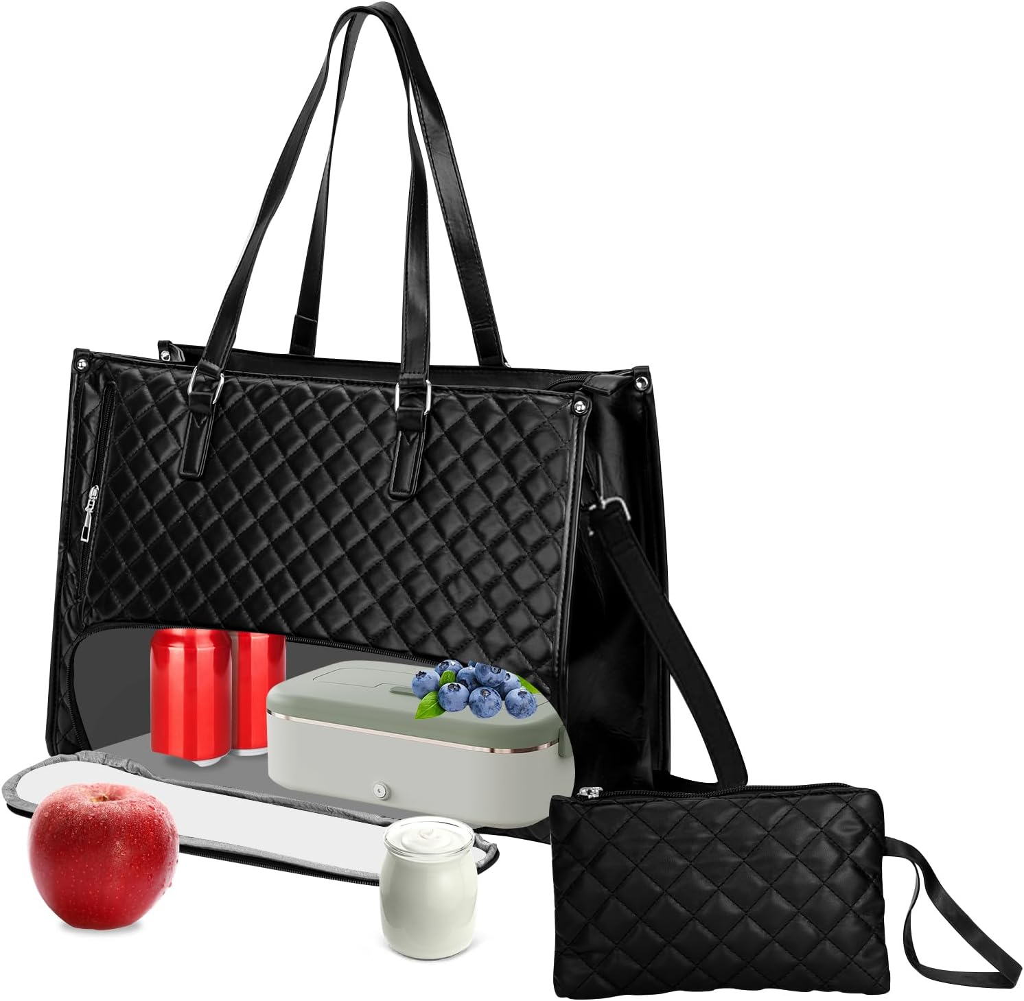 Damska torba termiczna na lunch, torba damska, kieszeń na laptopa (pasuje do laptopa 14") z możliwością wyboru