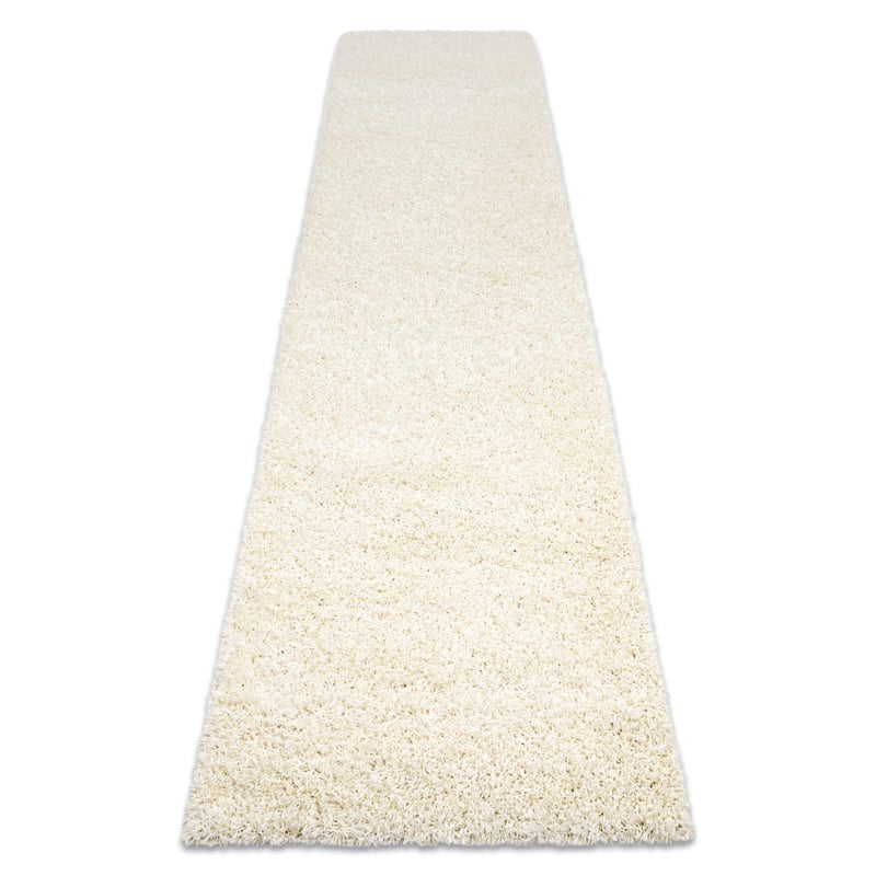 Dywan, Chodnik SOFFI shaggy 5cm krem - do kuchni, przedpokoju, na korytarz 60x250 cm