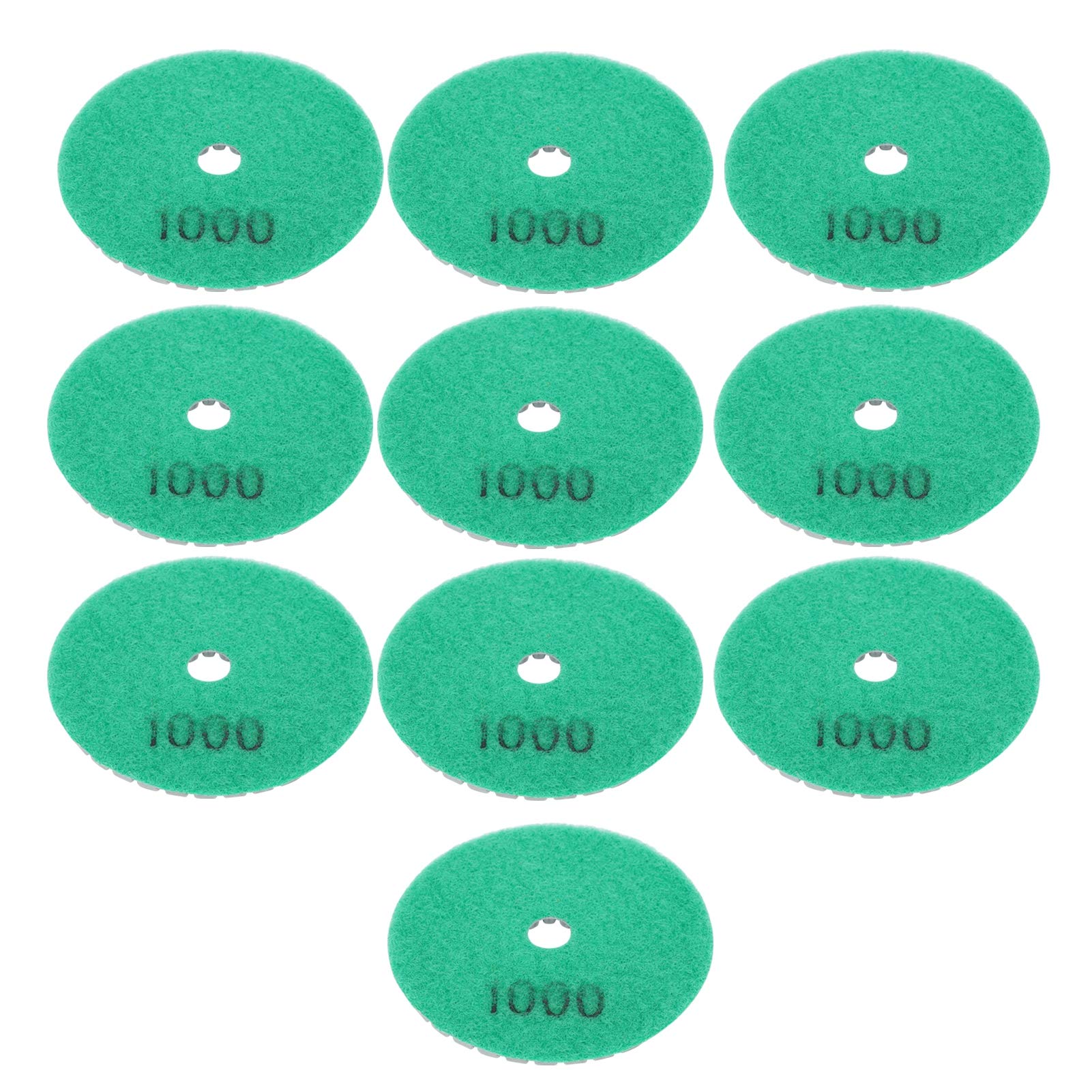 10 szt. 3-calowych diamentowych tarcz polerskich do marmuru, betonu i kamienia 1 0