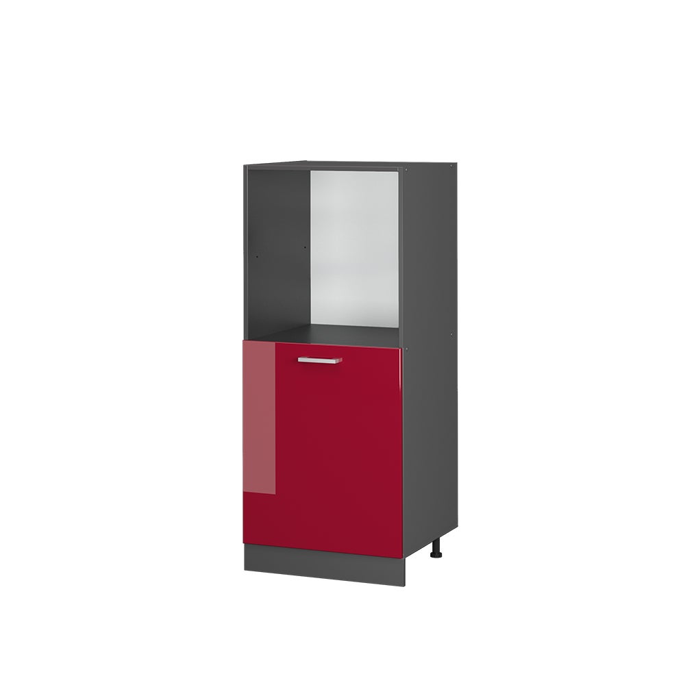 Vicco Szafka kuchenna R-Line, Czerwony połysk, 60 cm