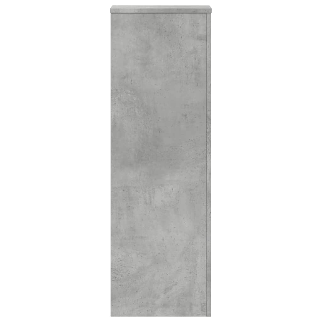 Supports pour plantes, 2 pièces, gris béton, 33 x 33 x 100 cm - 4