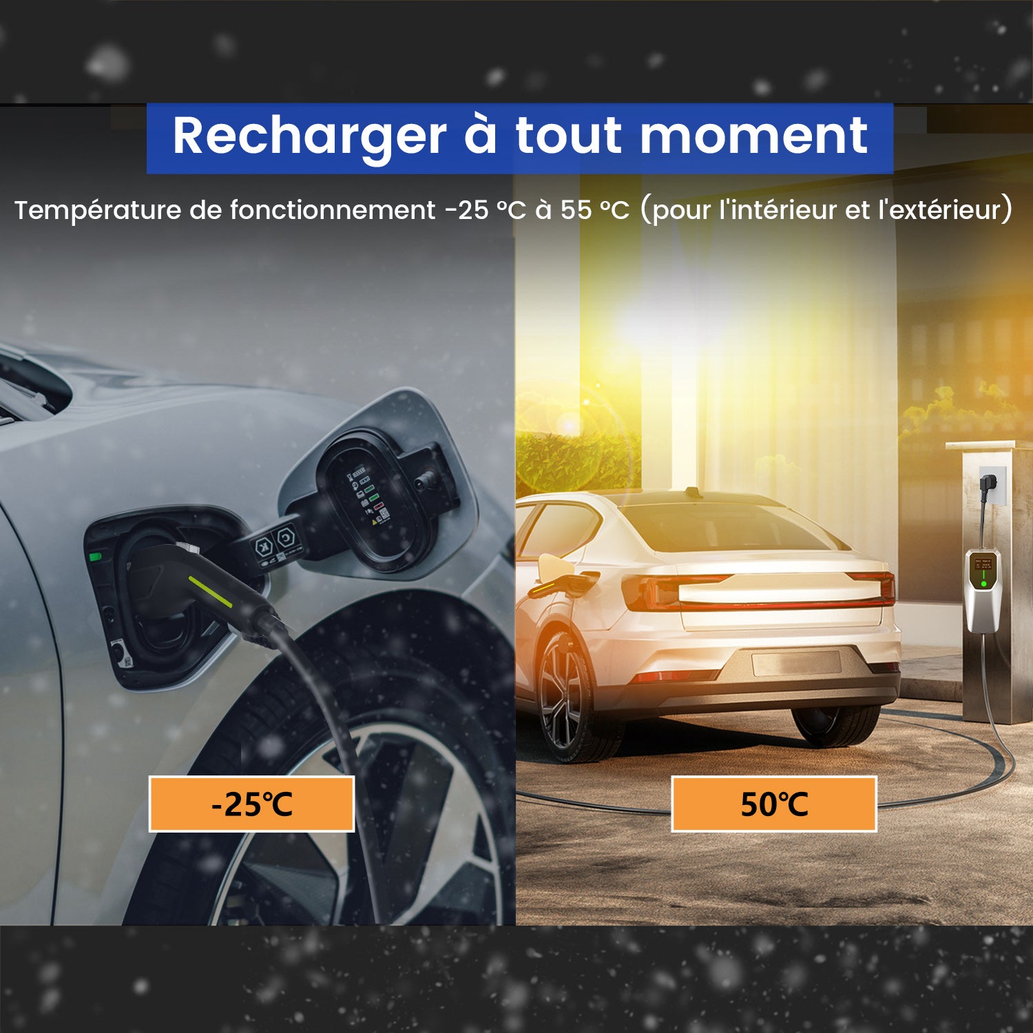 Cabo de Carregamento para EV 3.5kW - Tipo 2 - 4m - 6-16A - Compatível com e-208, Model Y, Megane E-Tech, 500e - 9